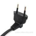 Male to female socket AC power extension cable